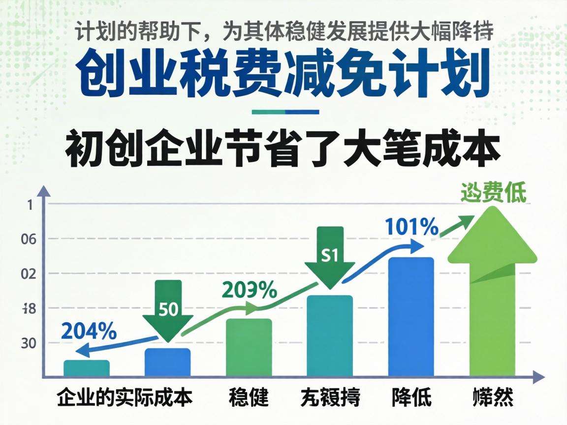 创业税费减免具体能帮初创主体省下多少实际成本