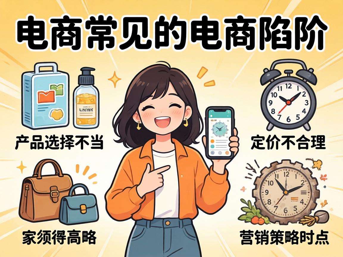 电商创业入门没基础新手从零开始要避开哪些常见踩坑点