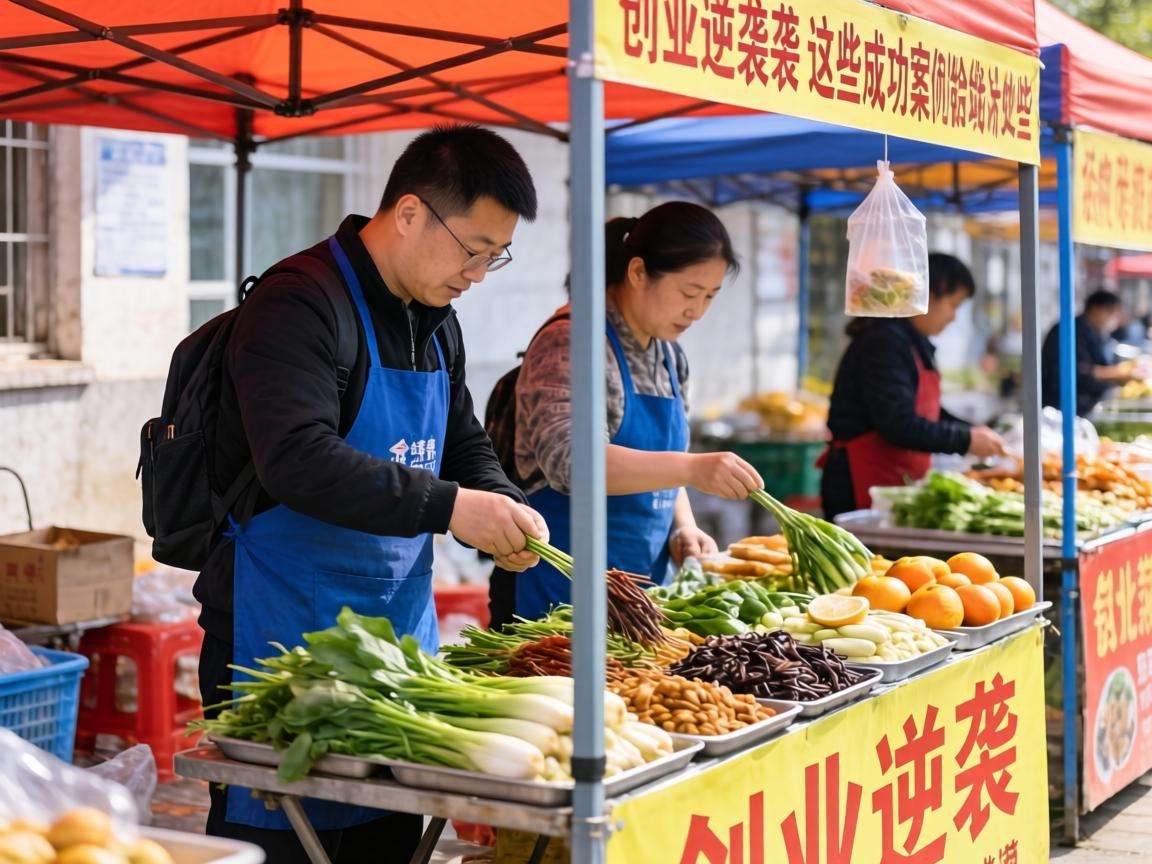 普通人靠摆摊创业逆袭?这些成功案例能给你哪些实用启发