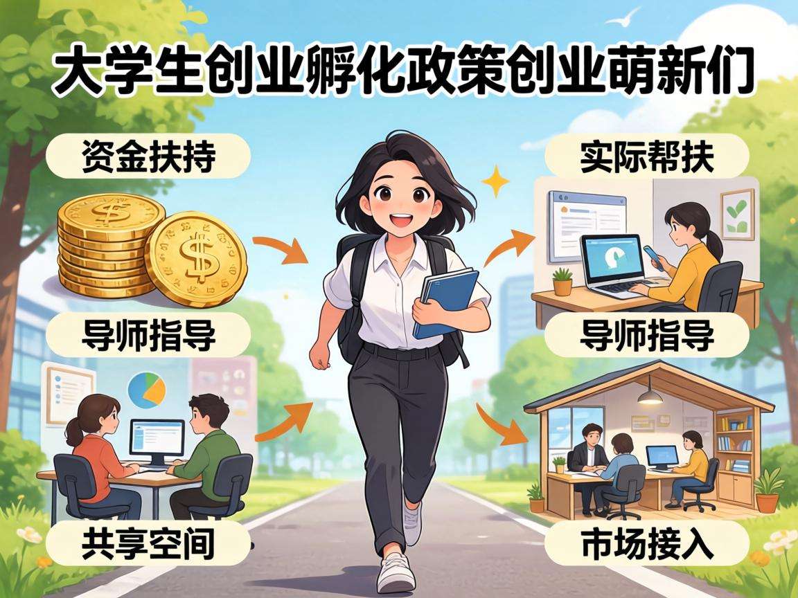 大学生创业孵化政策能为创业萌新们提供哪些实际帮扶