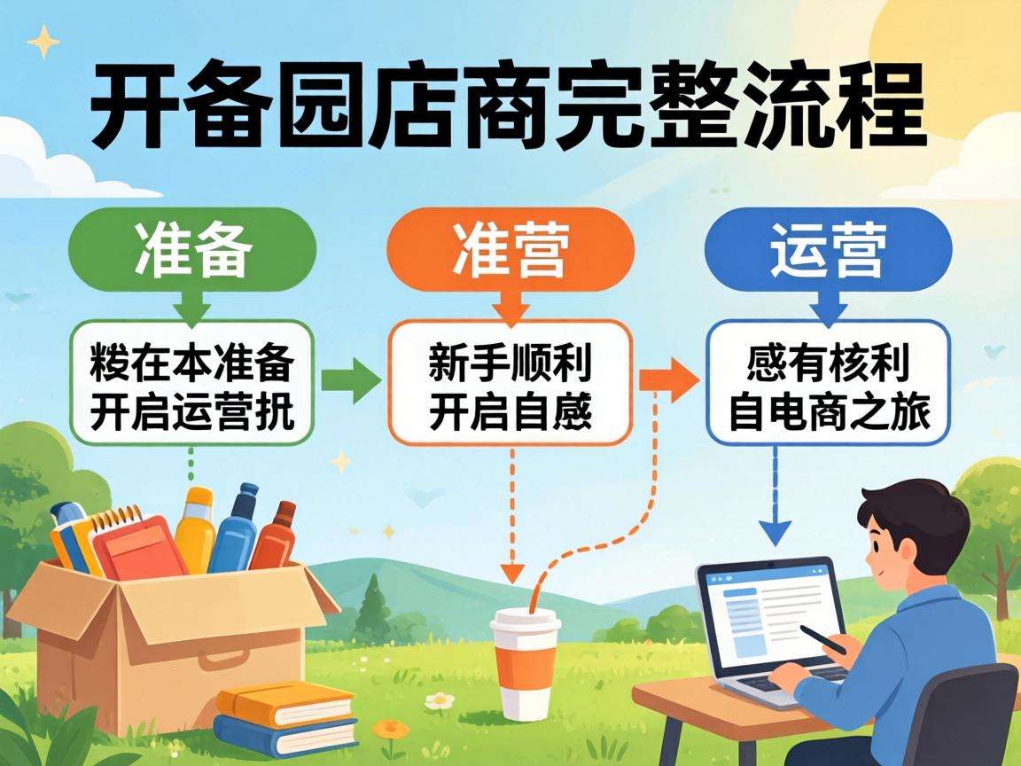 新手开网店完整流程具体都包含哪些核心步骤
