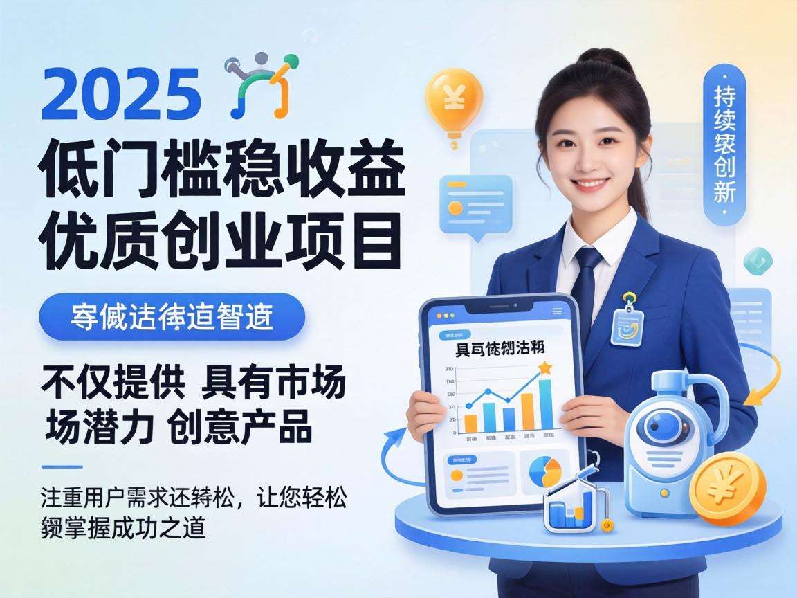 2025年低门槛稳收益的优质创业项目都有哪些值得选