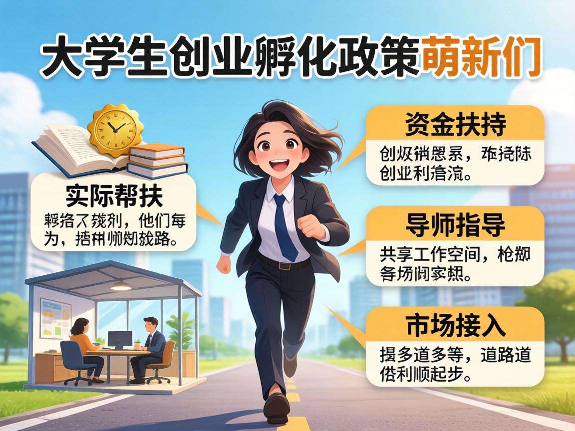 大学生创业孵化政策能为创业萌新们提供哪些实际帮扶
