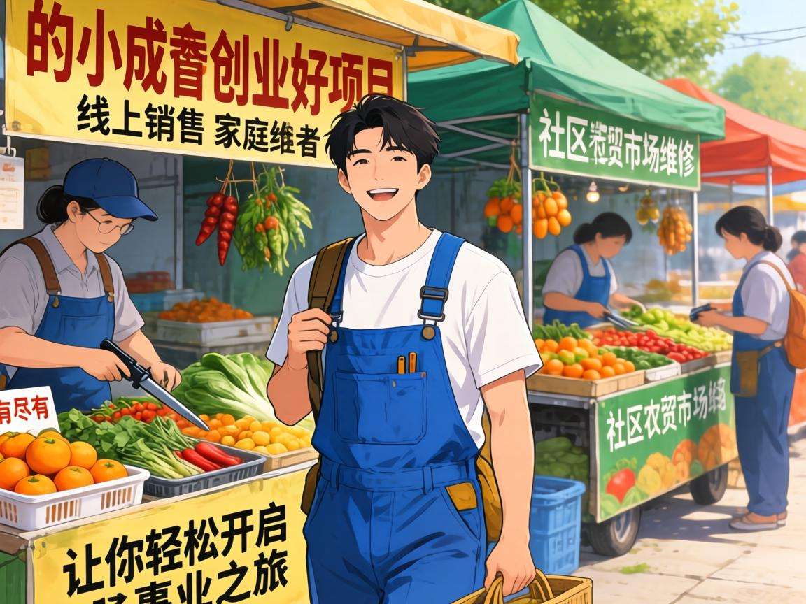 普通人能上手的小成本创业好项目都有哪些可选项