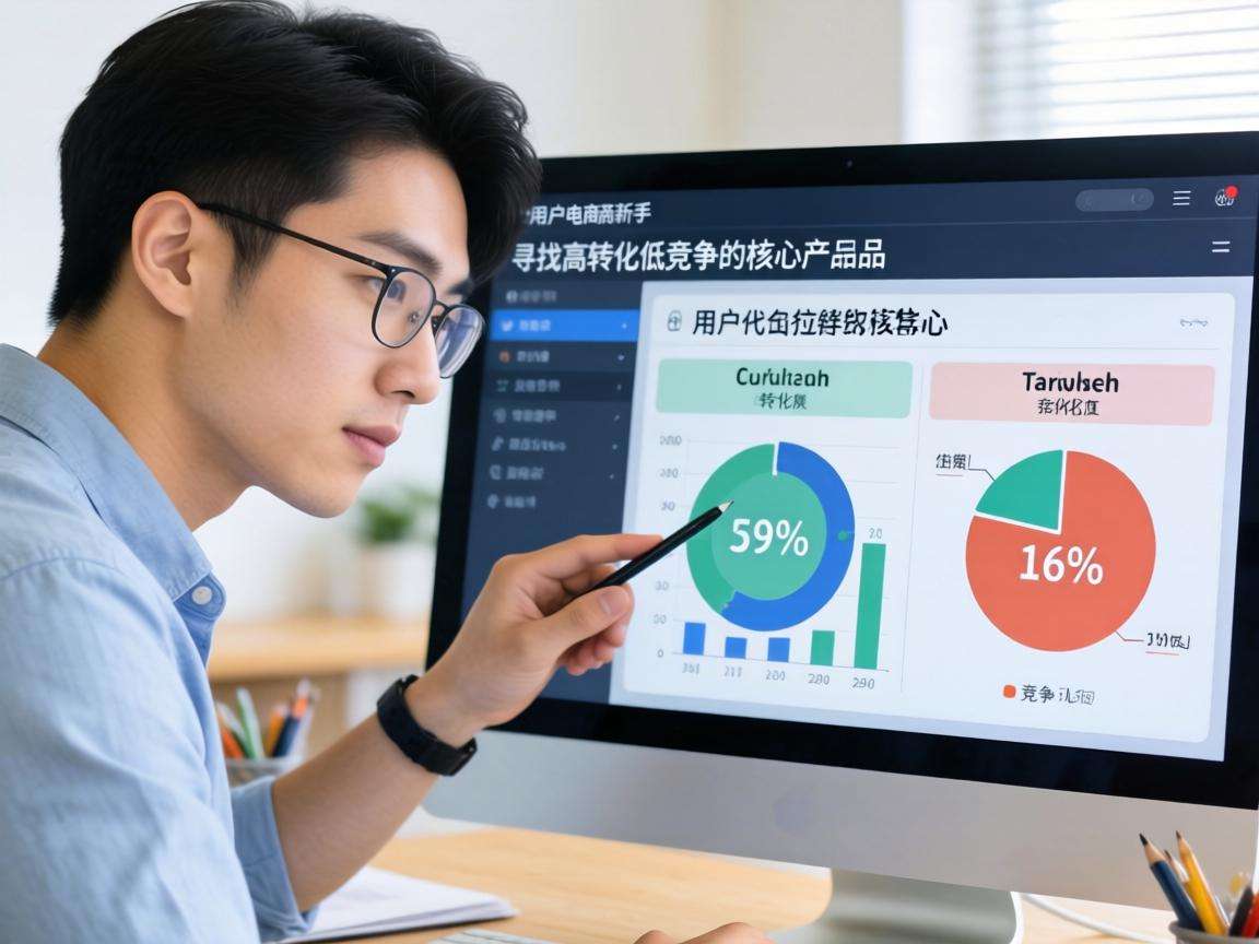 新手做电商选品怎么找高转化低竞争的核心思路