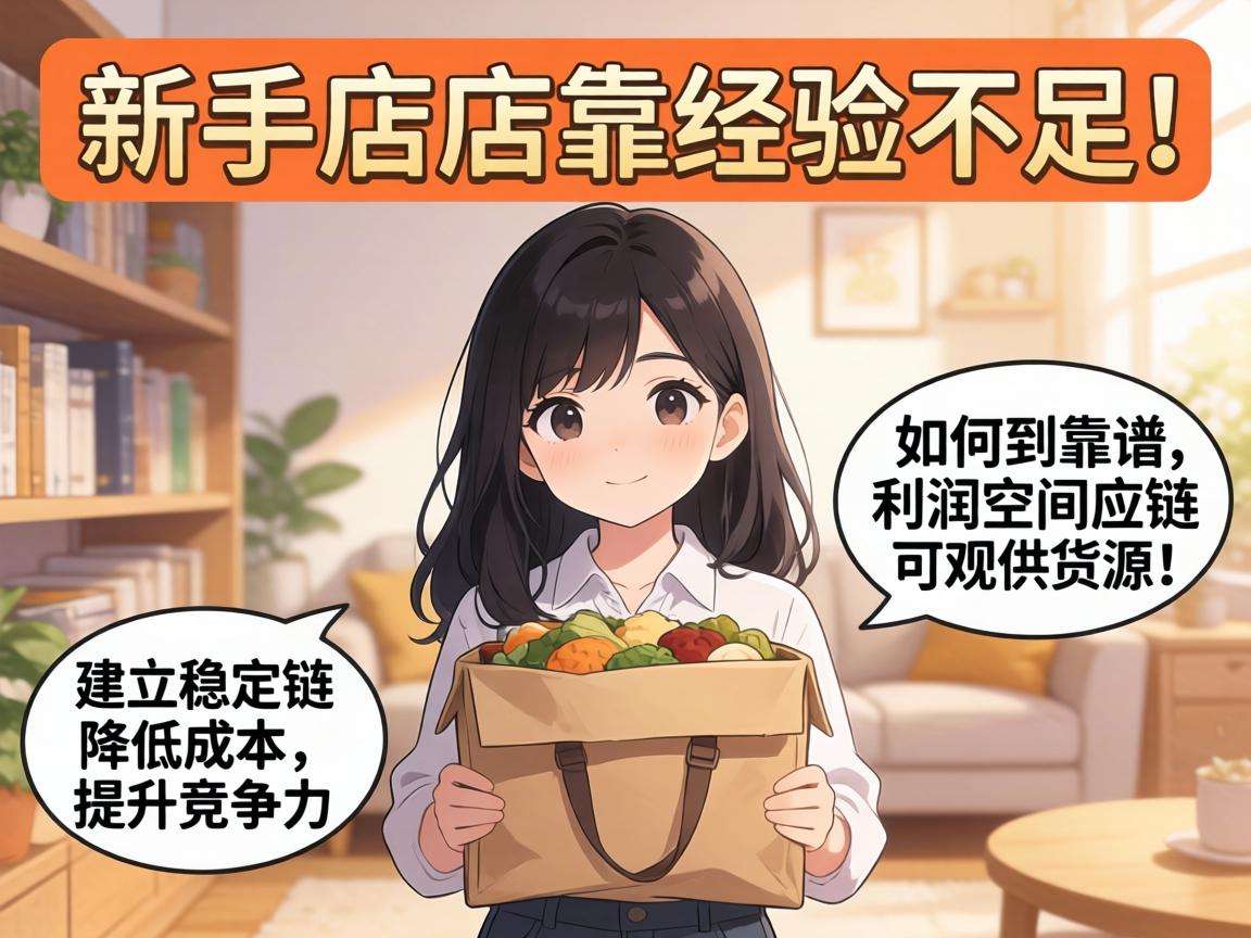 新手开网店没经验怎么找靠谱且利润空间可观的货源