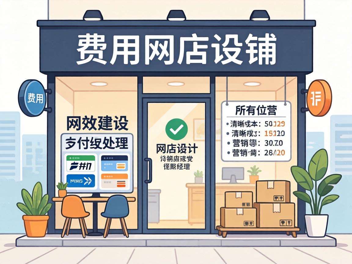 个人开网店需要花多少钱详细成本明细都有哪些