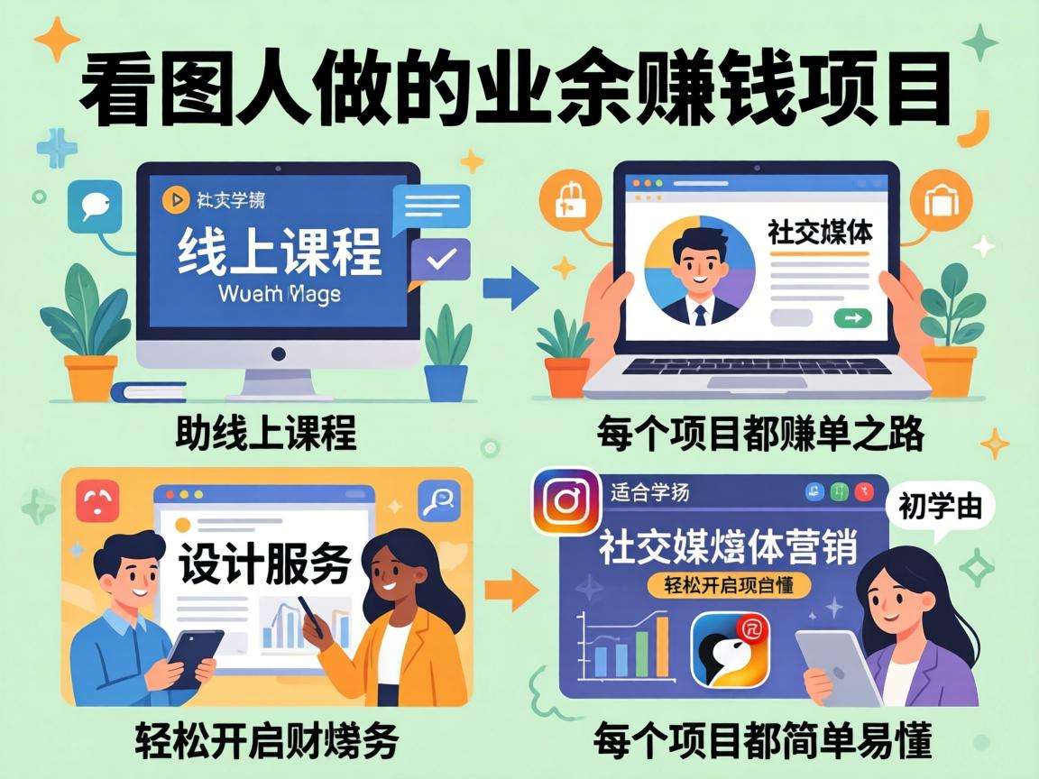 适合普通人做的业余赚钱项目有哪些值得尝试