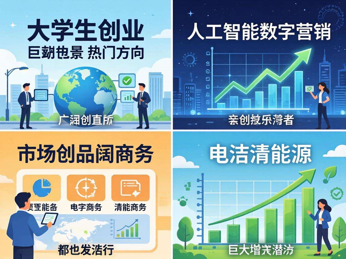 当下适合大学生创业的热门方向都有哪些值得关注