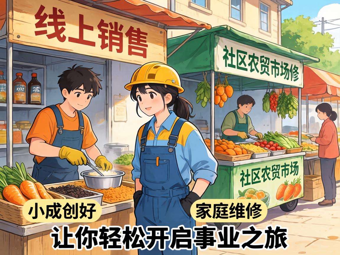 普通人能上手的小成本创业好项目都有哪些可选项
