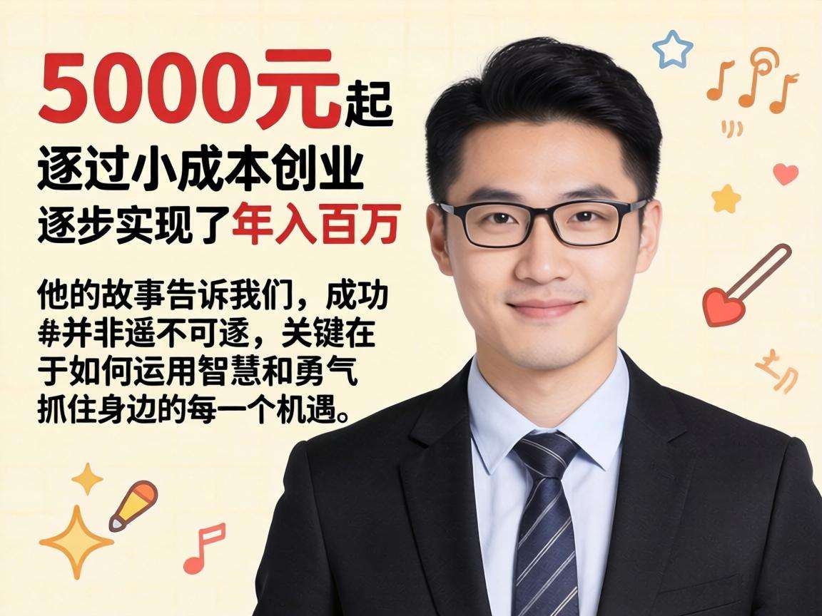 5000元起步的小成本创业真的能做出年入百万的成绩吗