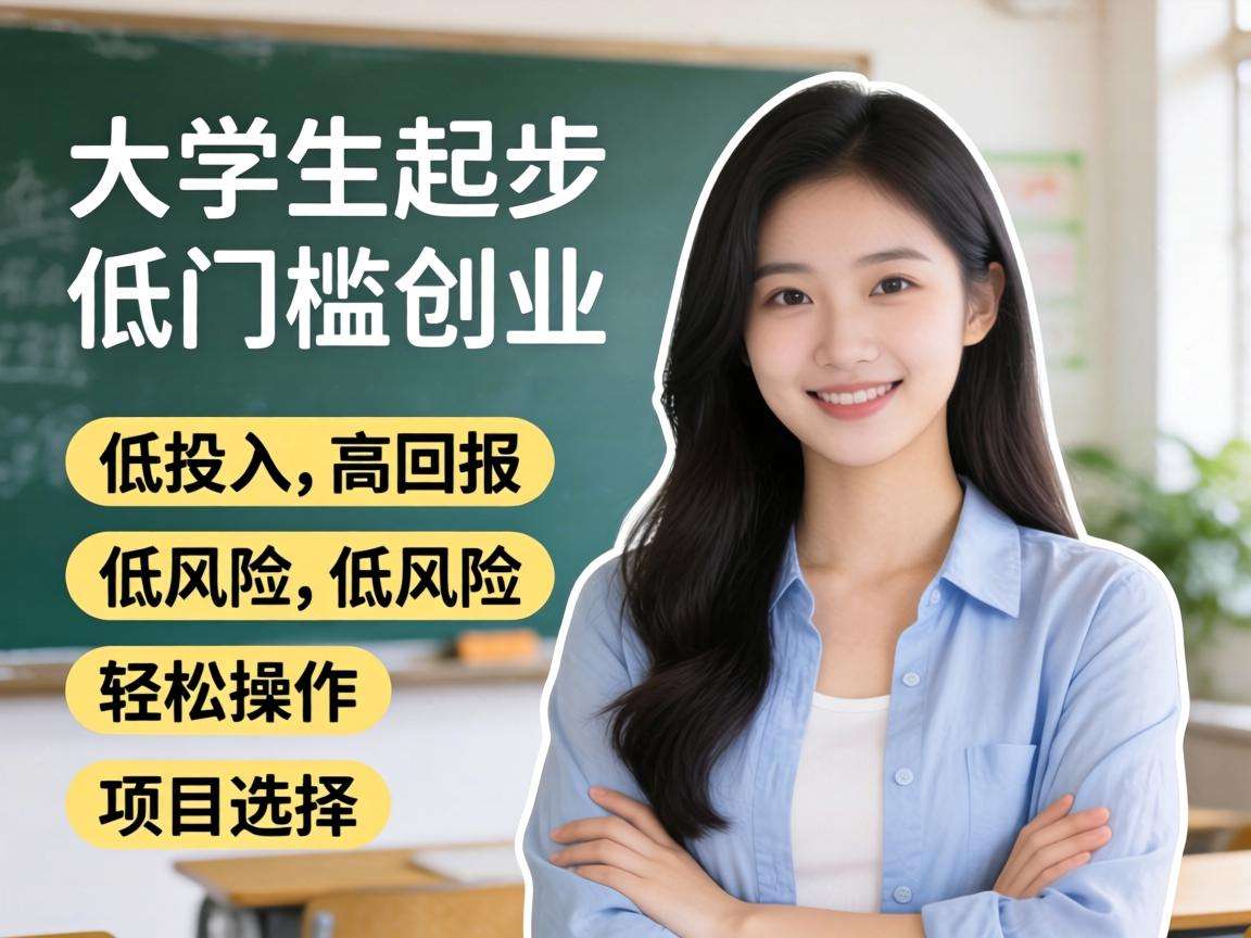 适合大学生起步的低门槛创业领域都有哪些值得尝试