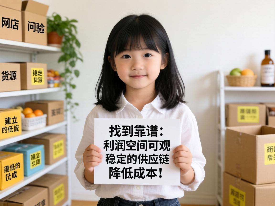 新手开网店没经验怎么找靠谱且利润空间可观的货源
