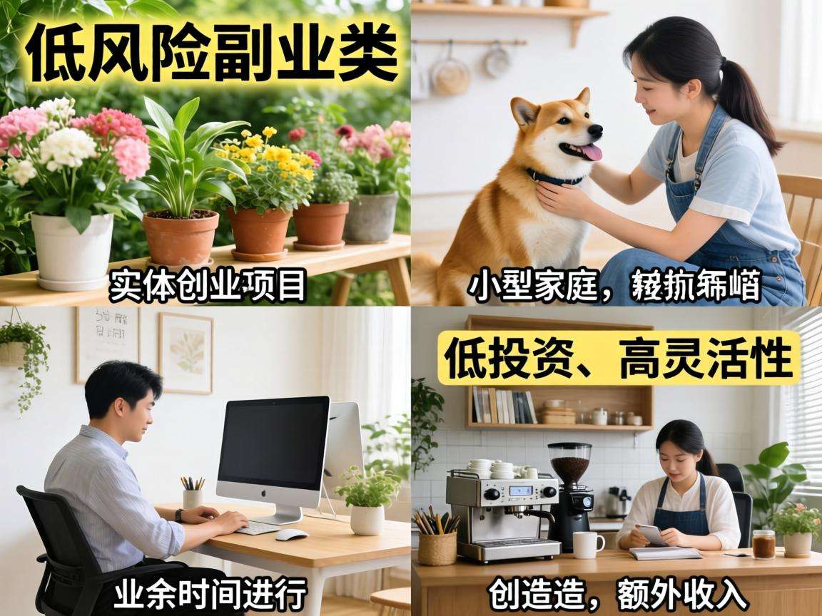 适合普通人做的低风险副业类实体创业项目都有哪些?