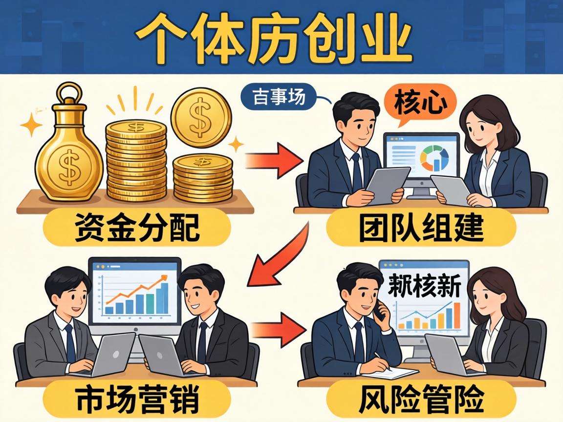 个体户创业各个阶段有哪些核心事项需要重点关注