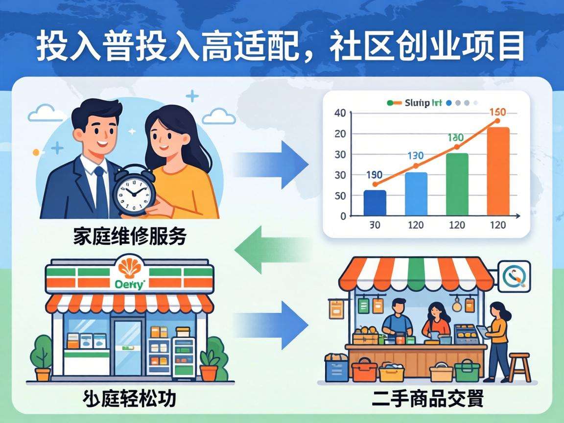 低投入高适配的社区创业项目都有哪些值得普通人选择