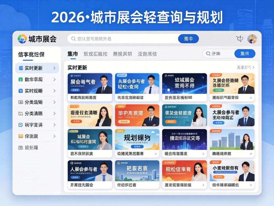 2026年各城市展会排期该怎么提前查询整理更准确?