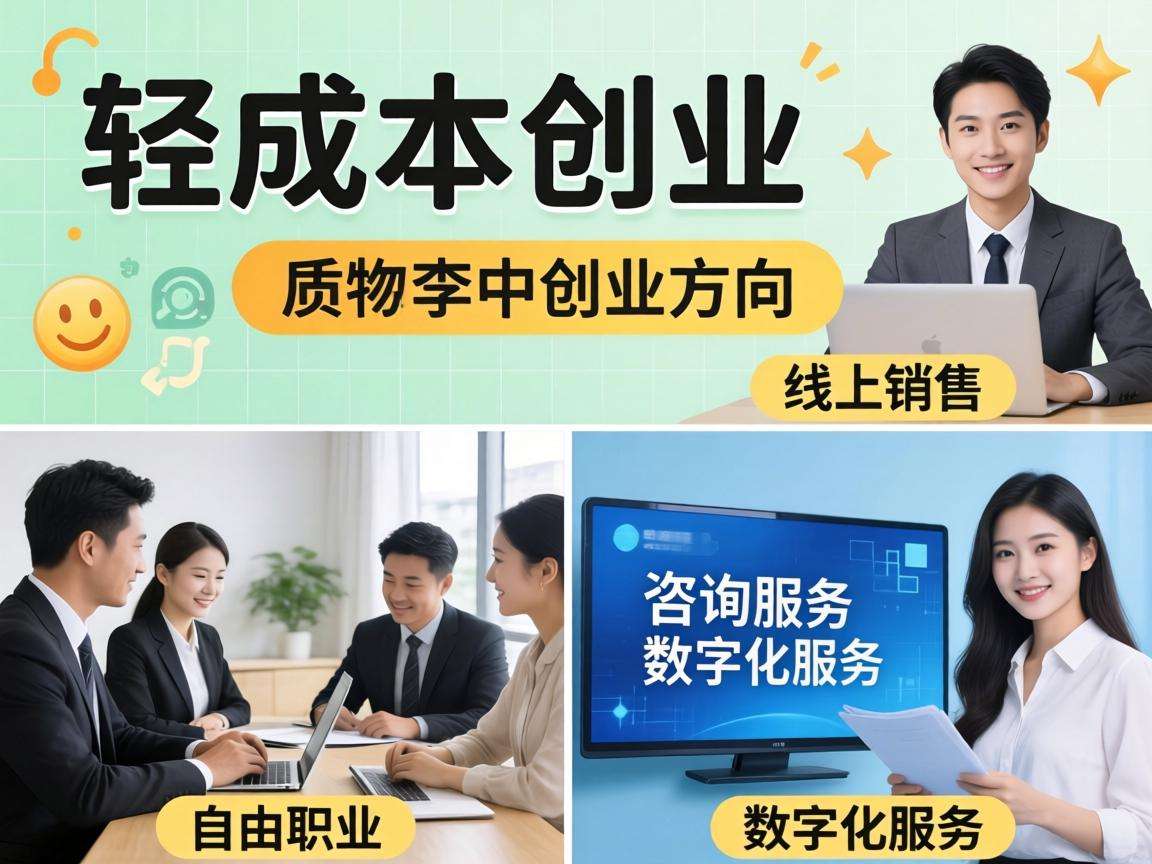 普通人可落地的轻成本创业方向都有哪些值得尝试
