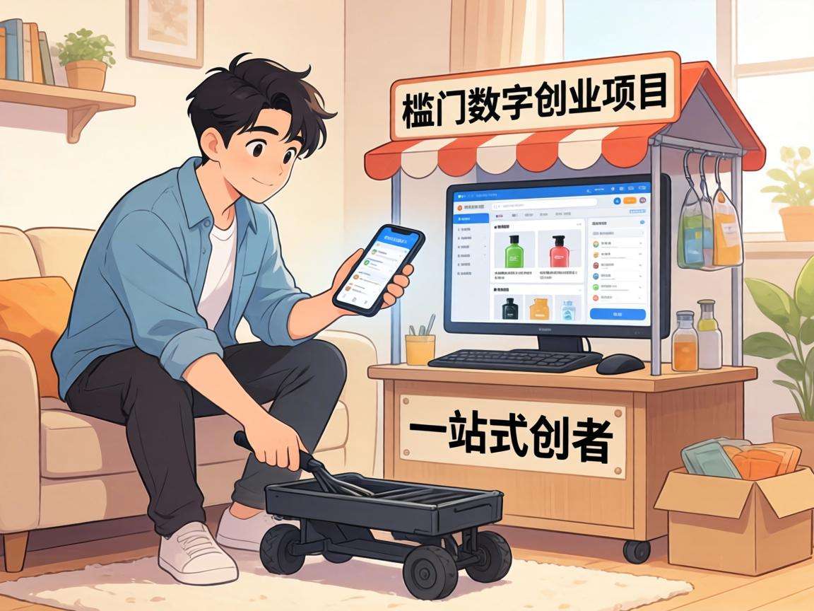 当下普通人可入局的低门槛数字创业新项目有哪些