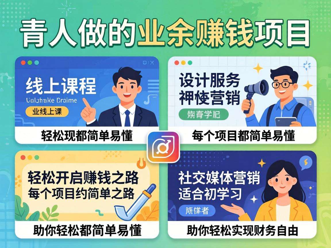 适合普通人做的业余赚钱项目有哪些值得尝试