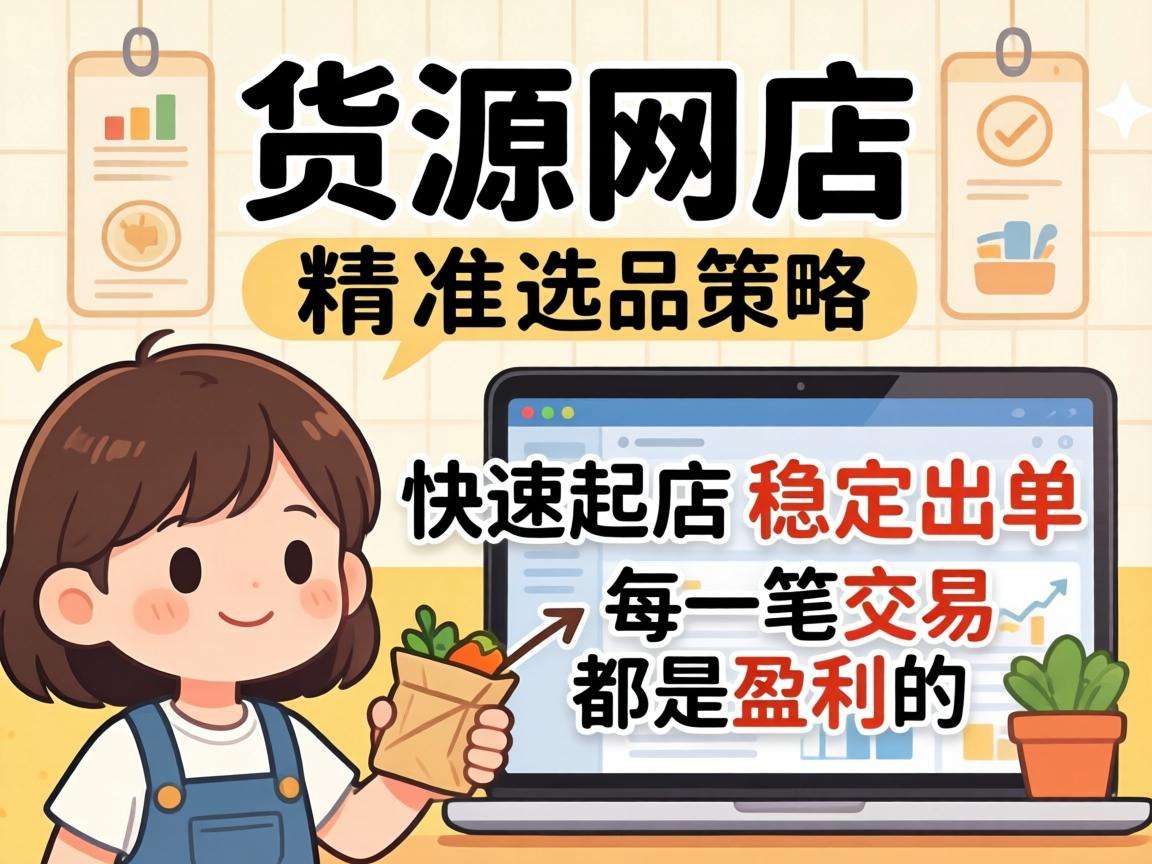 做无货源网店怎么选品才能快速起店稳定出单