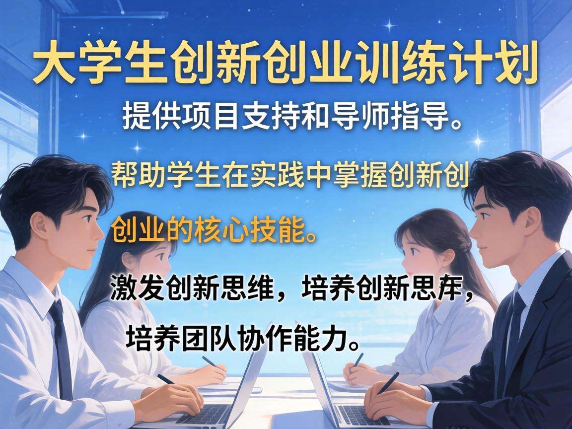 大学生创新创业训练计划能为在校生成长带来哪些核心助力