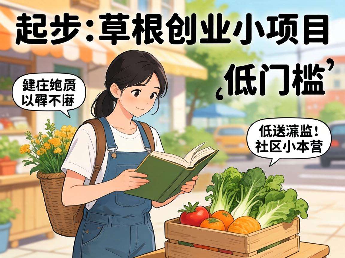 适合普通人起步的草根创业小项目有哪些低门槛选择?