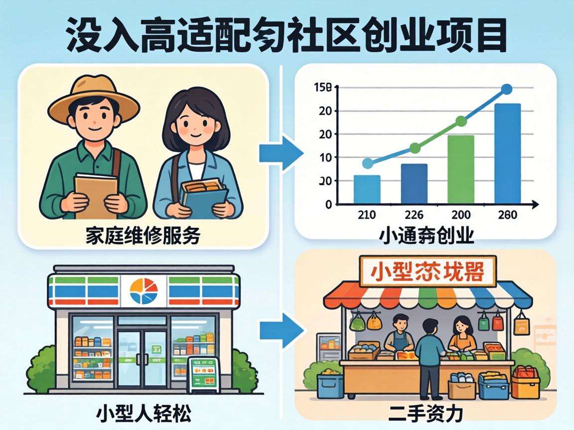 低投入高适配的社区创业项目都有哪些值得普通人选择