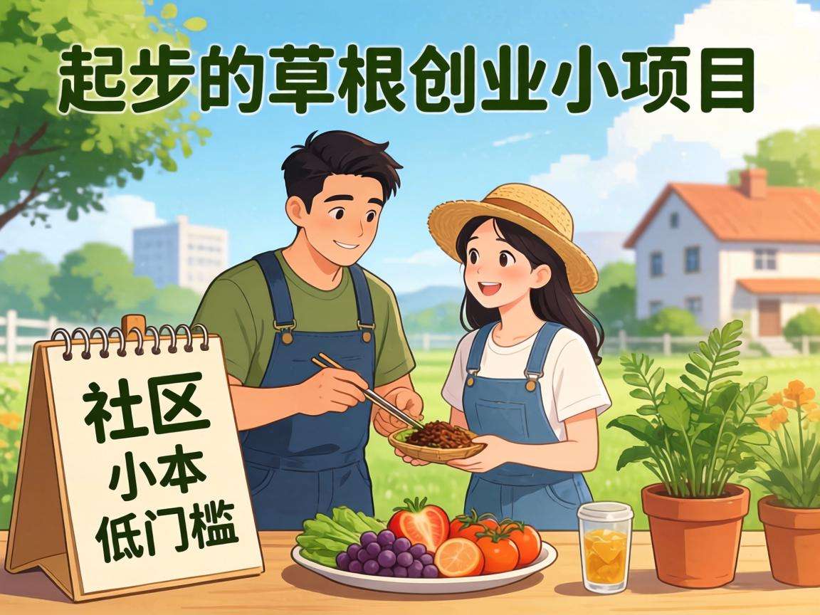 适合普通人起步的草根创业小项目有哪些低门槛选择?