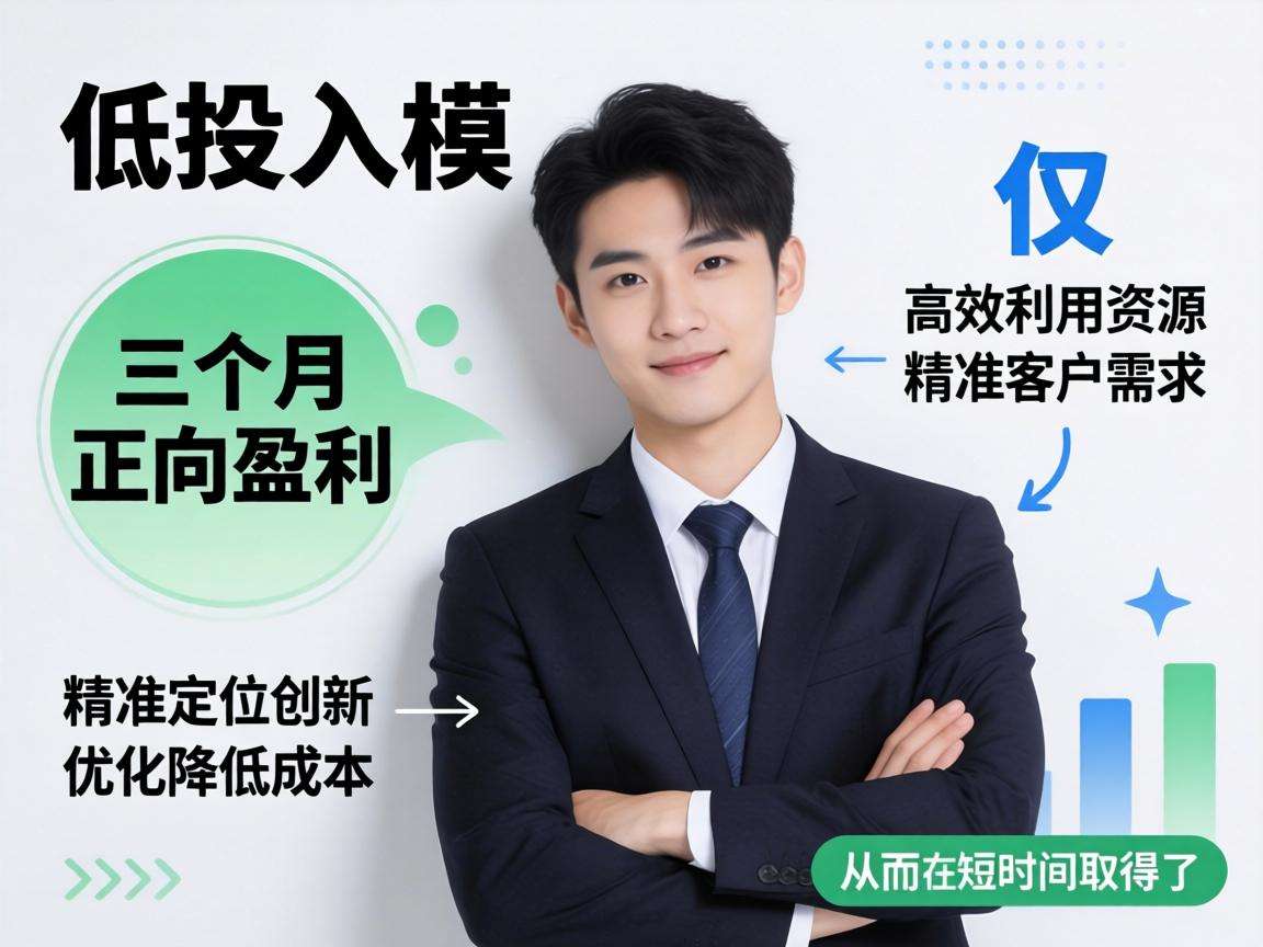 小项目创业者如何靠低投入模式在三个月内实现正向盈利