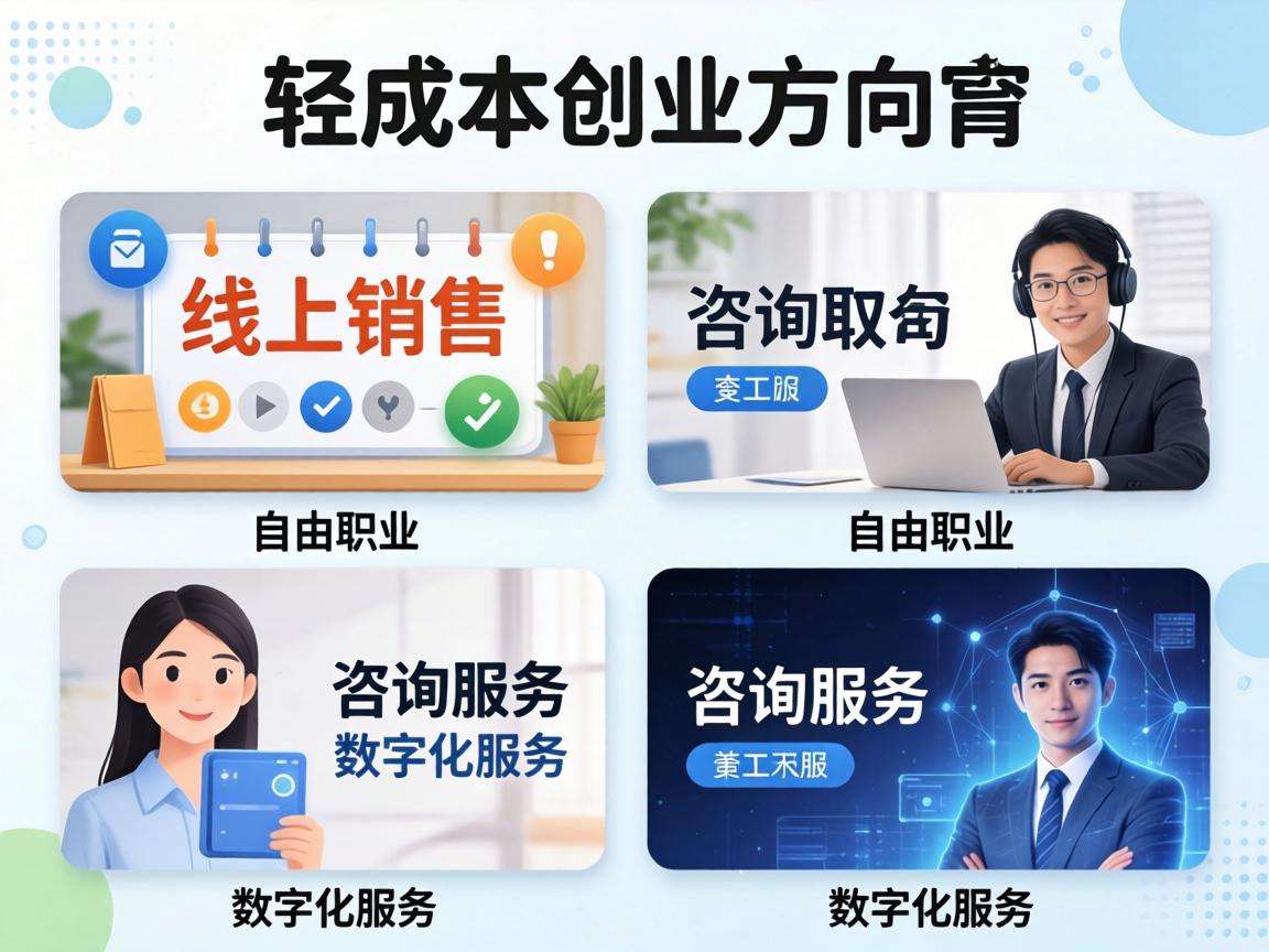 普通人可落地的轻成本创业方向都有哪些值得尝试