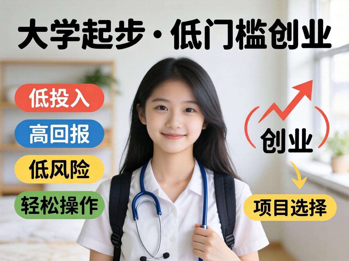 适合大学生起步的低门槛创业领域都有哪些值得尝试