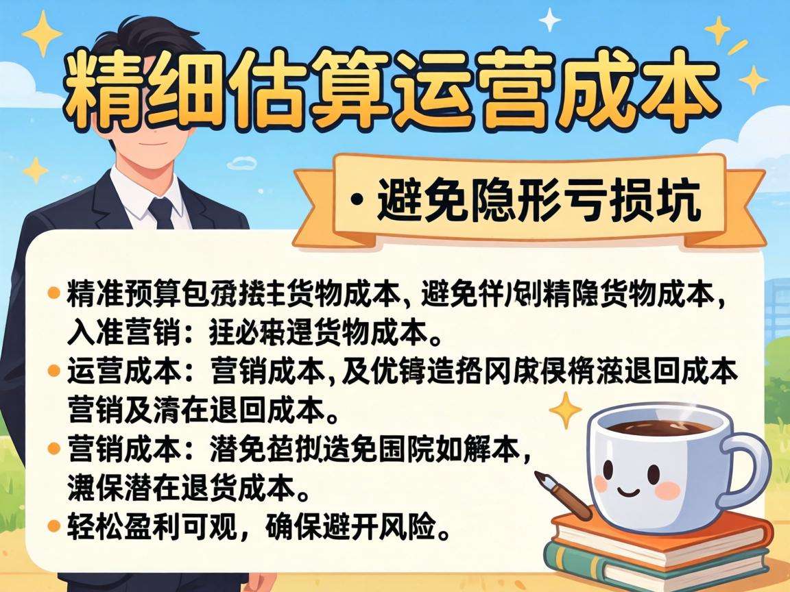 开网店前怎么做好运营成本测算才能避开隐形亏损坑