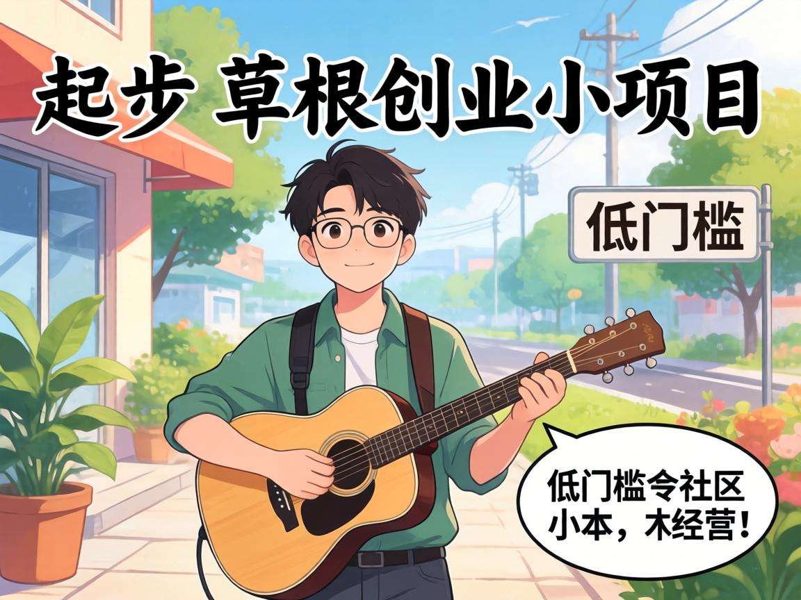 适合普通人起步的草根创业小项目有哪些低门槛选择?