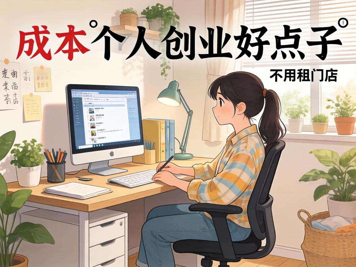 小成本不用租门店的个人创业好点子都有哪些