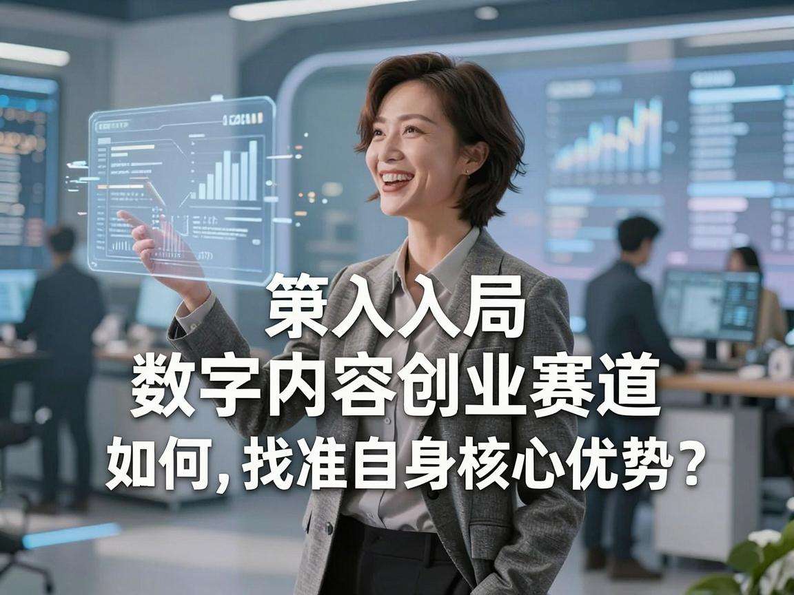 普通人入局数字内容创业赛道该如何找准自身核心优势?