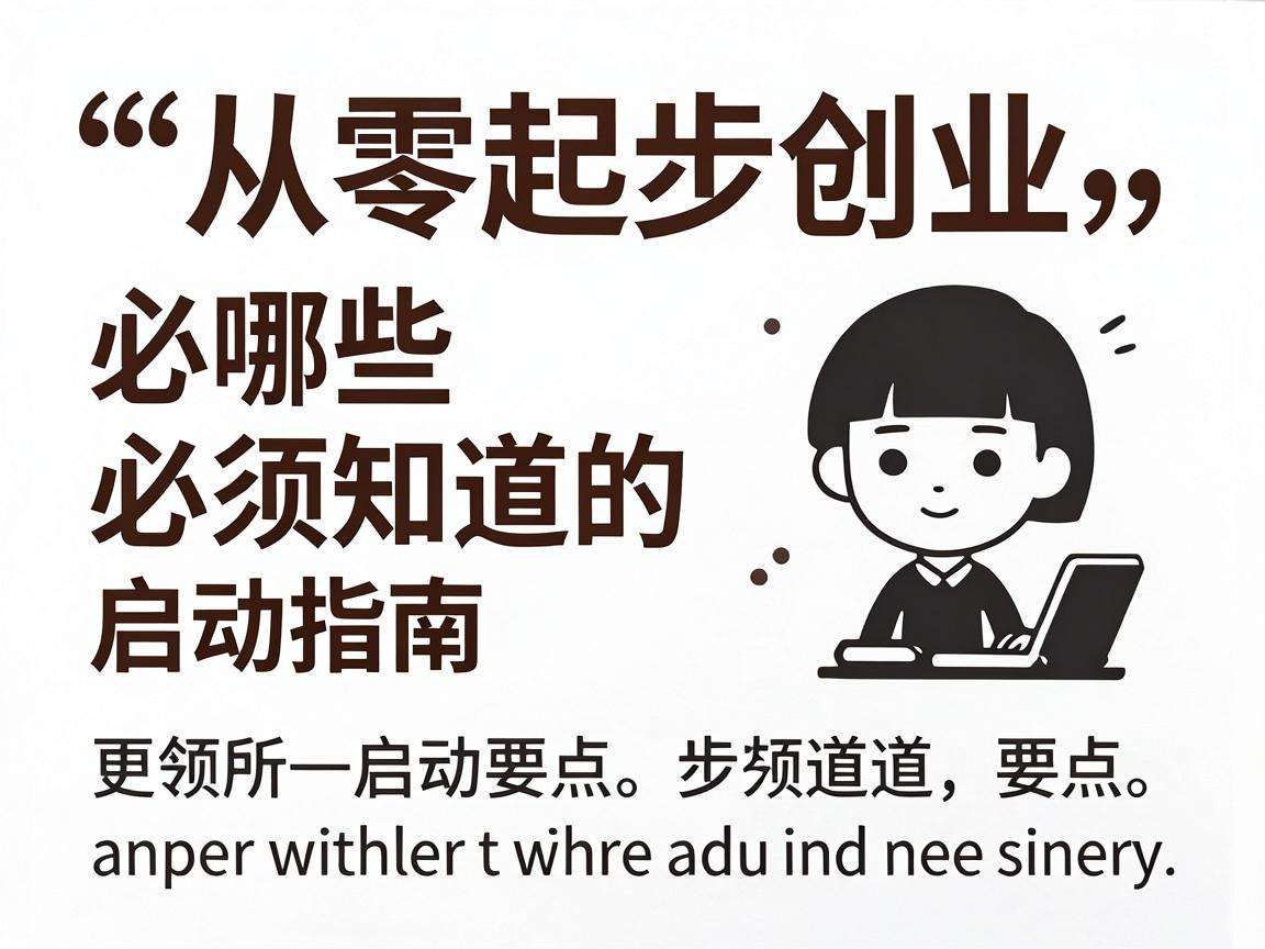 普通人从零起步创业有哪些必须知道的启动指南要点