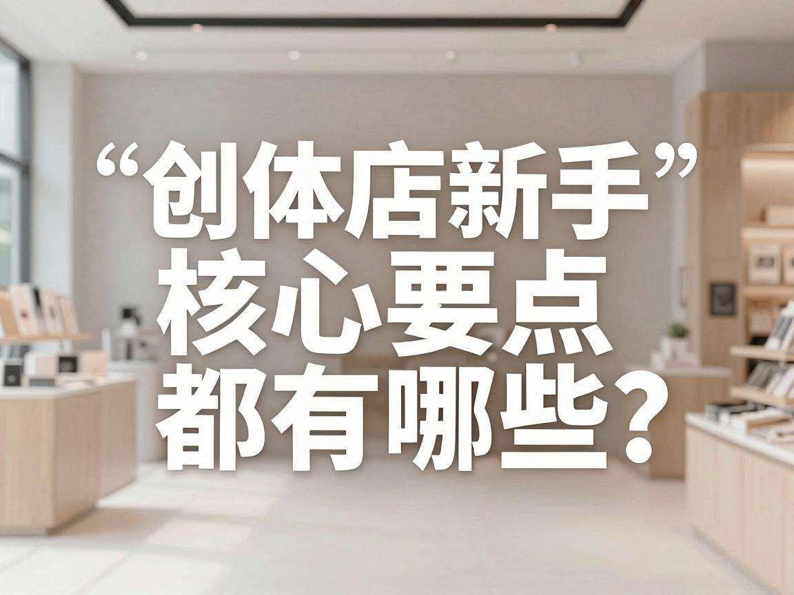 实体店创业新手筹备核心要点都有哪些
