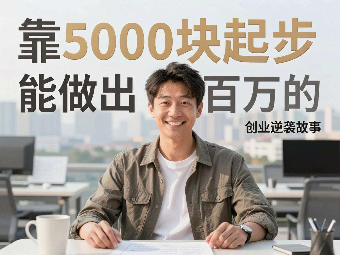 普通打工人靠5000块起步能做出年入百万的创业逆袭故事吗