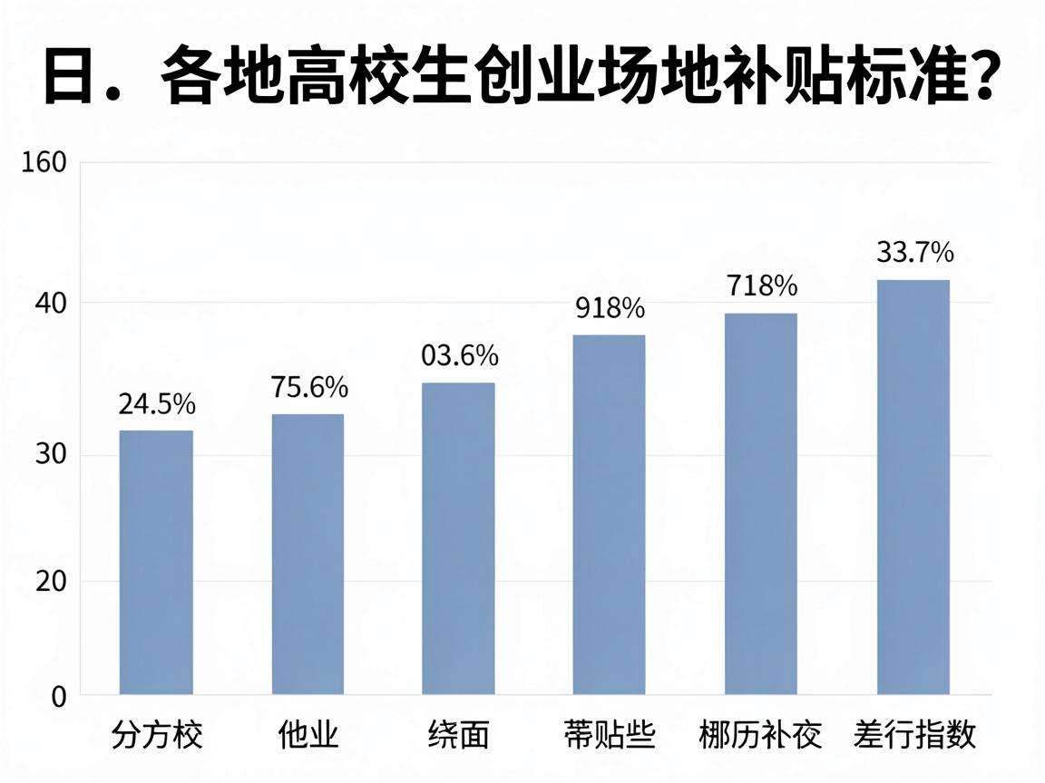 当前各地高校生创业场地补贴标准具体有哪些差异？