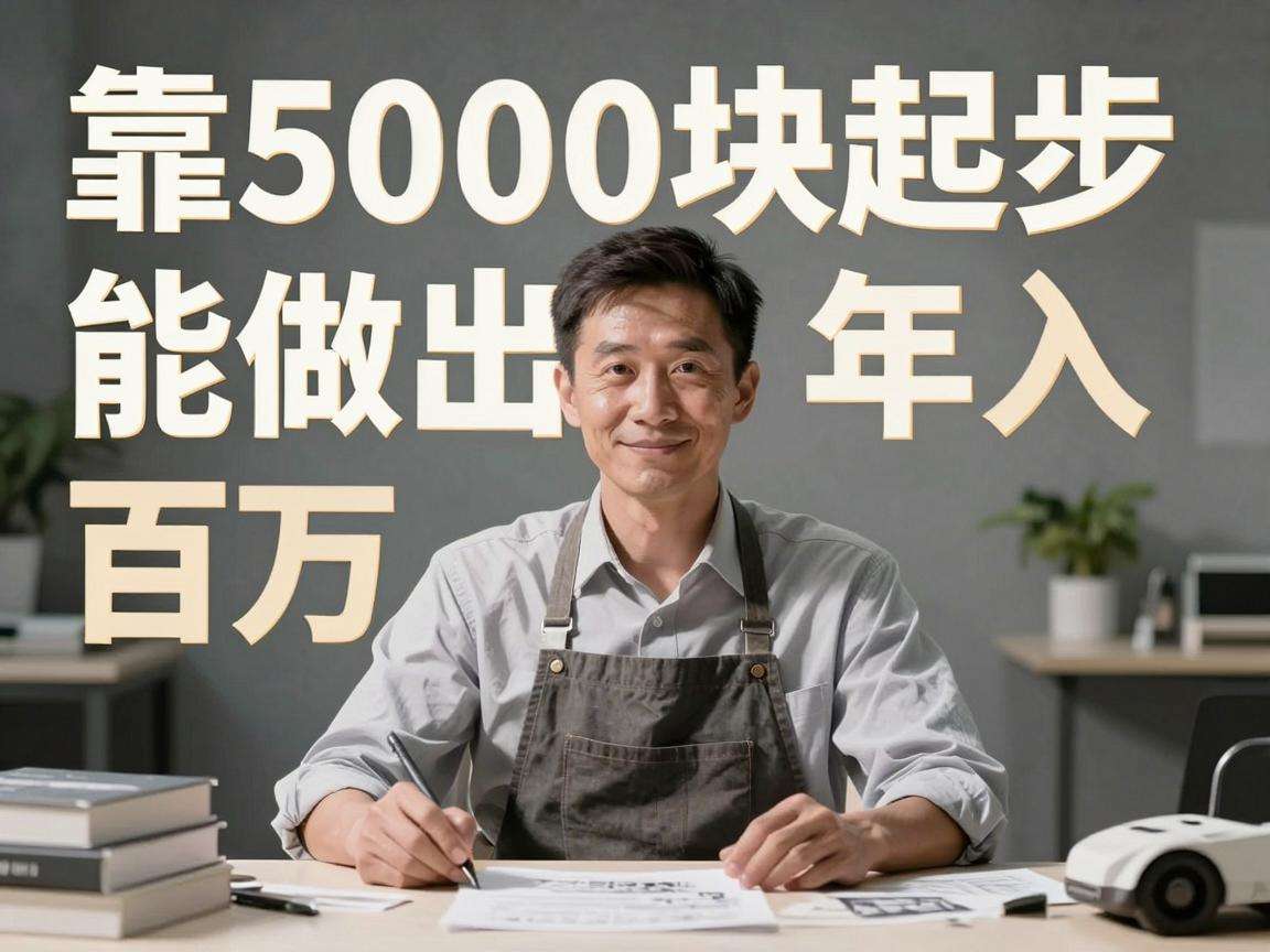 普通打工人靠5000块起步能做出年入百万的创业逆袭故事吗
