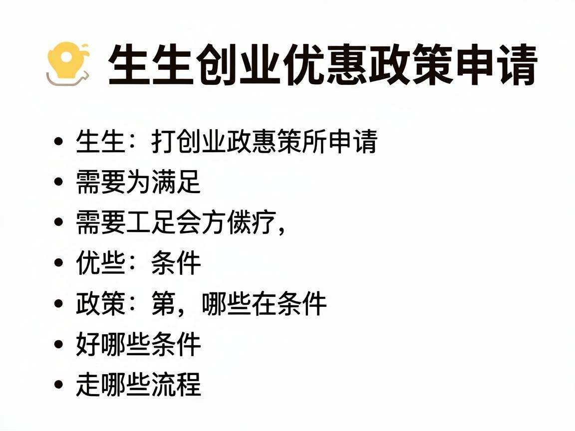 大学生创业优惠政策申请需要满足哪些条件走哪些流程