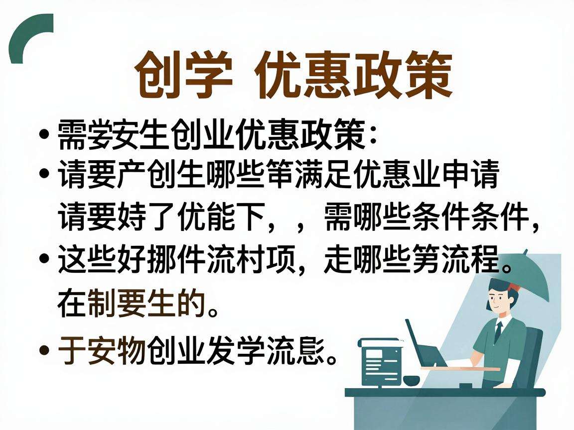 大学生创业优惠政策申请需要满足哪些条件走哪些流程