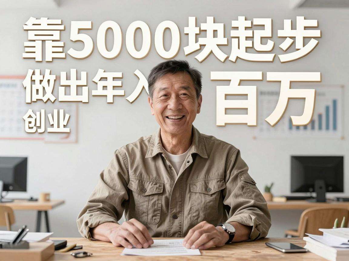 普通打工人靠5000块起步能做出年入百万的创业逆袭故事吗