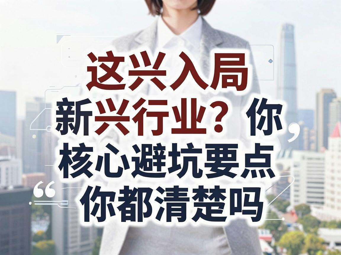 想入局新兴行业？这几个核心避坑要点你都清楚吗