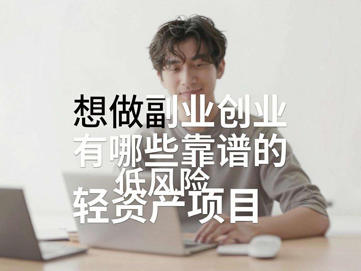 普通人想做副业创业有哪些靠谱的低风险轻资产项目