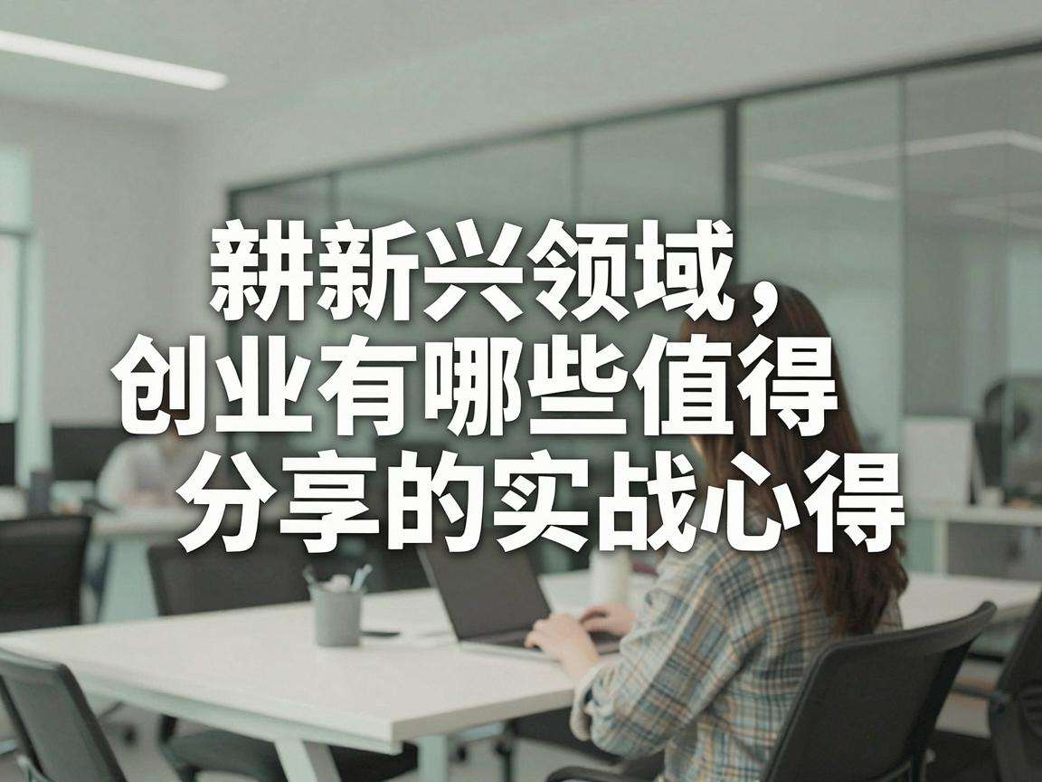深耕新兴领域创业有哪些值得分享的实战心得