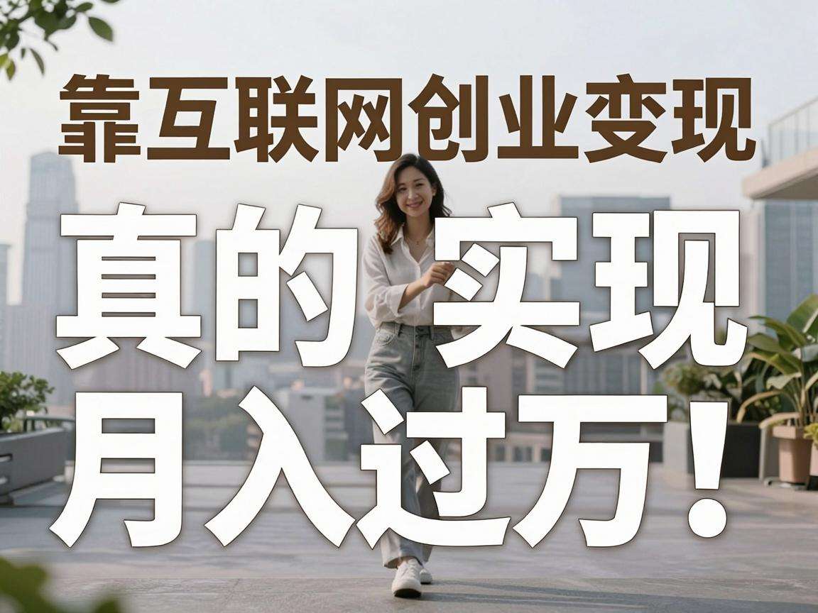 普通人靠互联网创业变现真的能实现月入过万吗