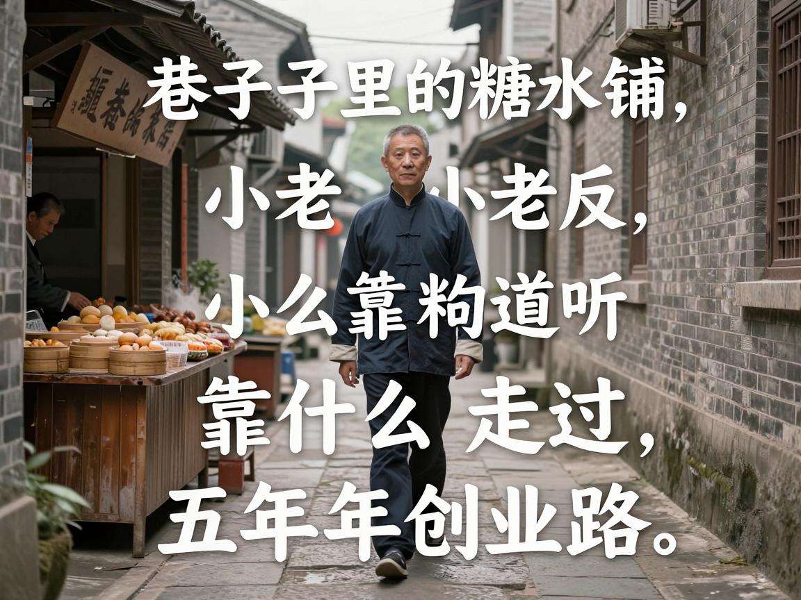 巷子里的糖水铺小老板靠什么走过五年创业路