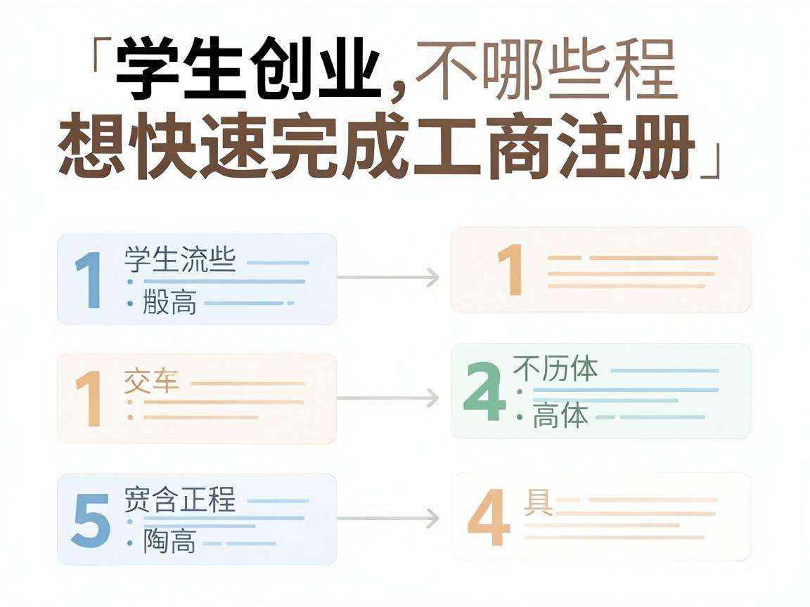 大学生创业想快速完成工商注册有哪些具体流程